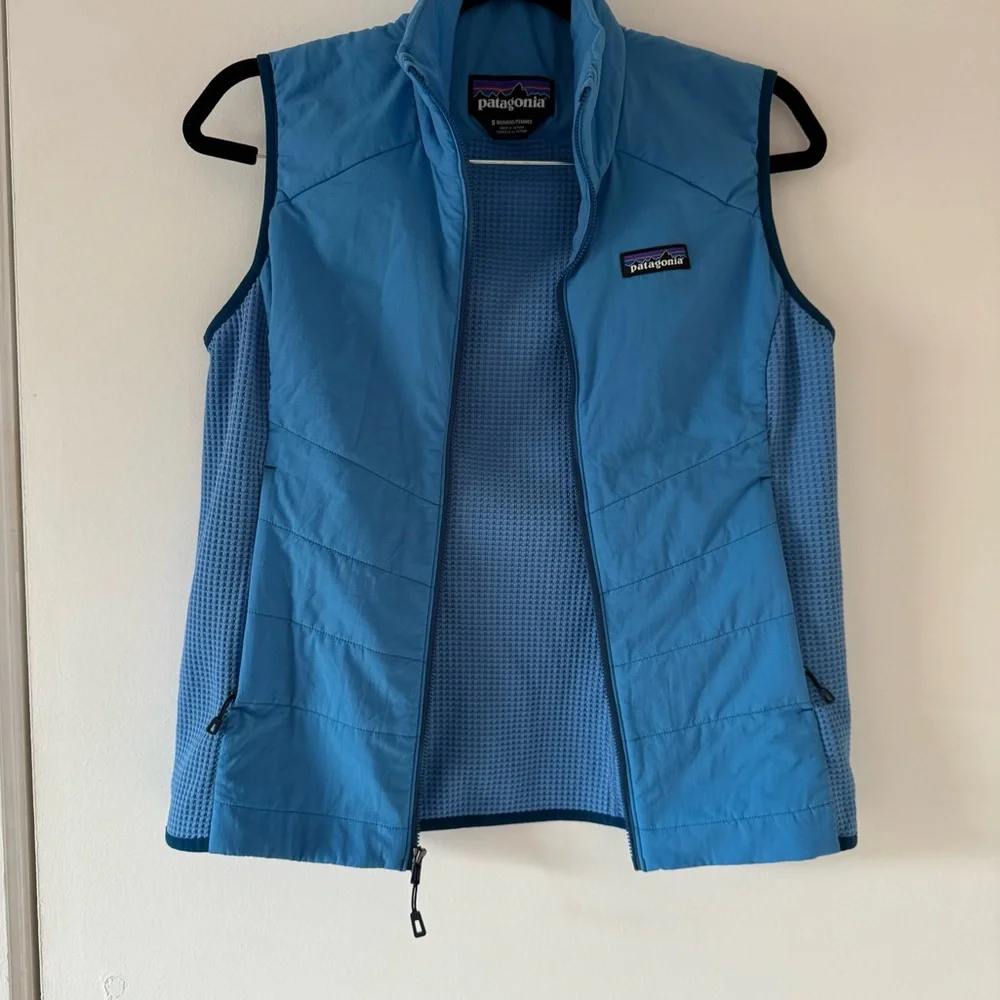 Patagonia Vest Size Small Blue Nano Air Full Zip Light Hybrid Insulated Jacket